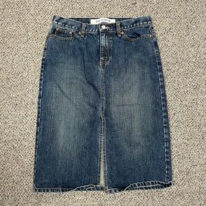 Gap Denim Midi Skirt